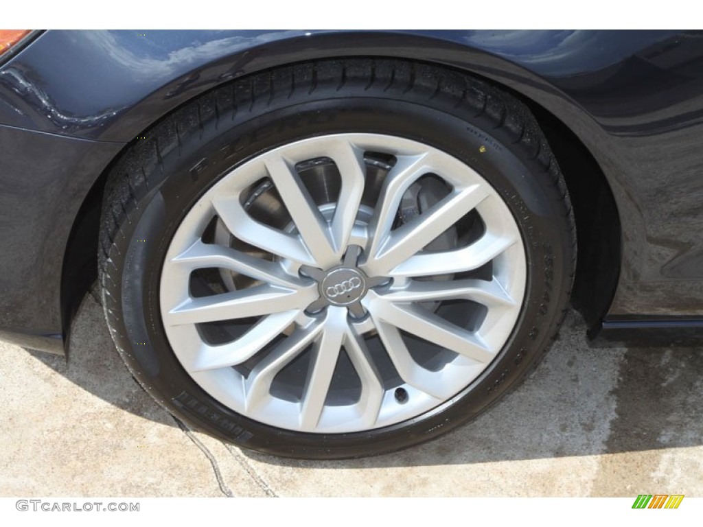2013 A6 2.0T quattro Sedan - Moonlight Blue Metallic / Velvet Beige photo #4