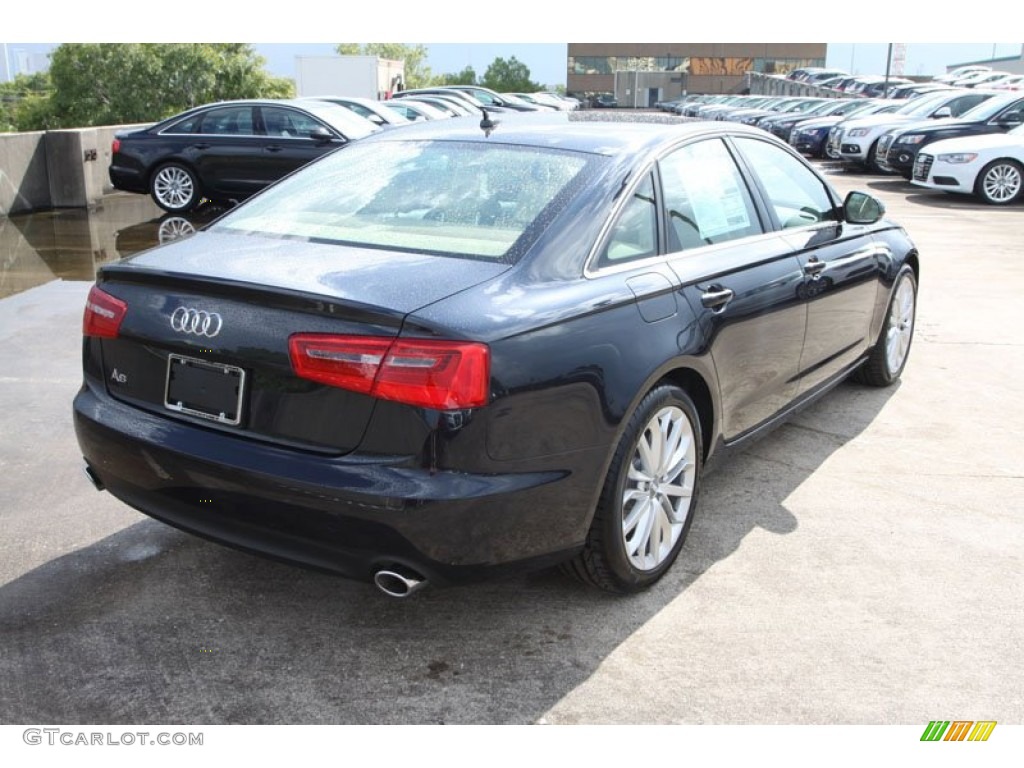 2013 A6 2.0T quattro Sedan - Moonlight Blue Metallic / Velvet Beige photo #8