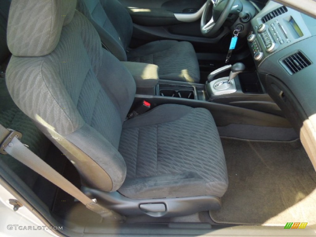 2010 Civic EX Coupe - Alabaster Silver Metallic / Black photo #19