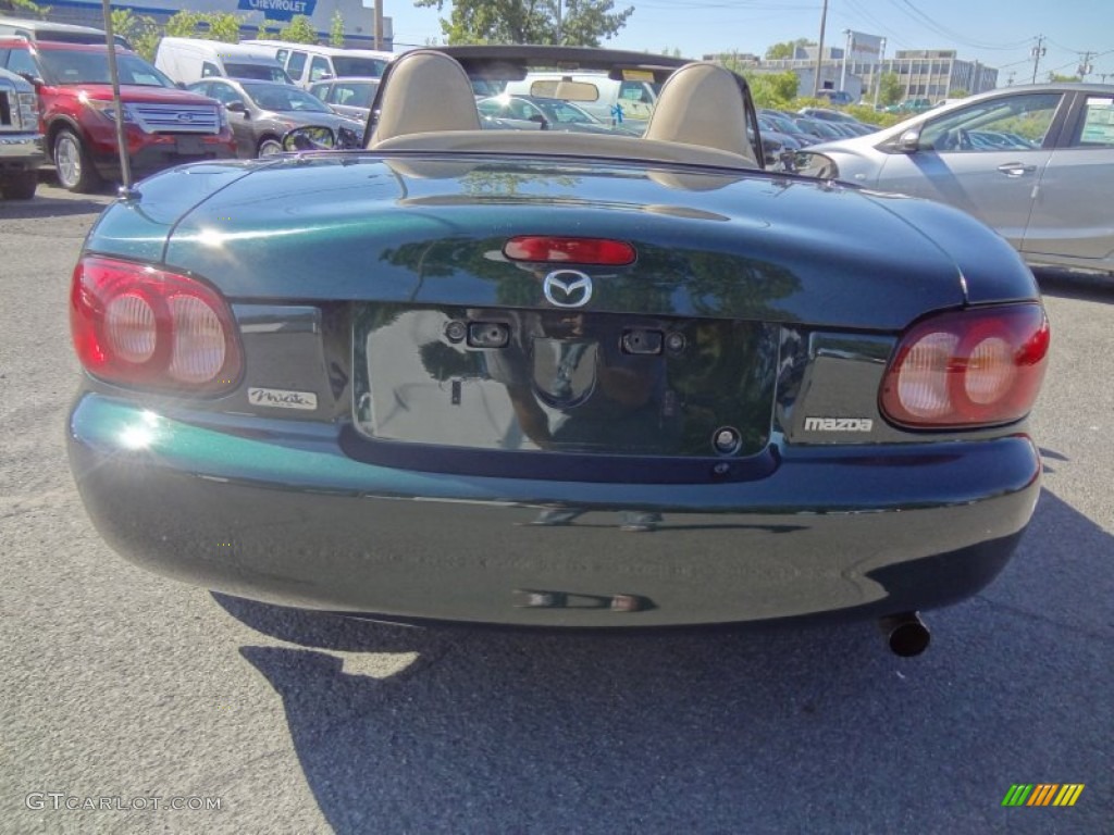 2003 MX-5 Miata LS Roadster - Emerald Mica / Parchment photo #6