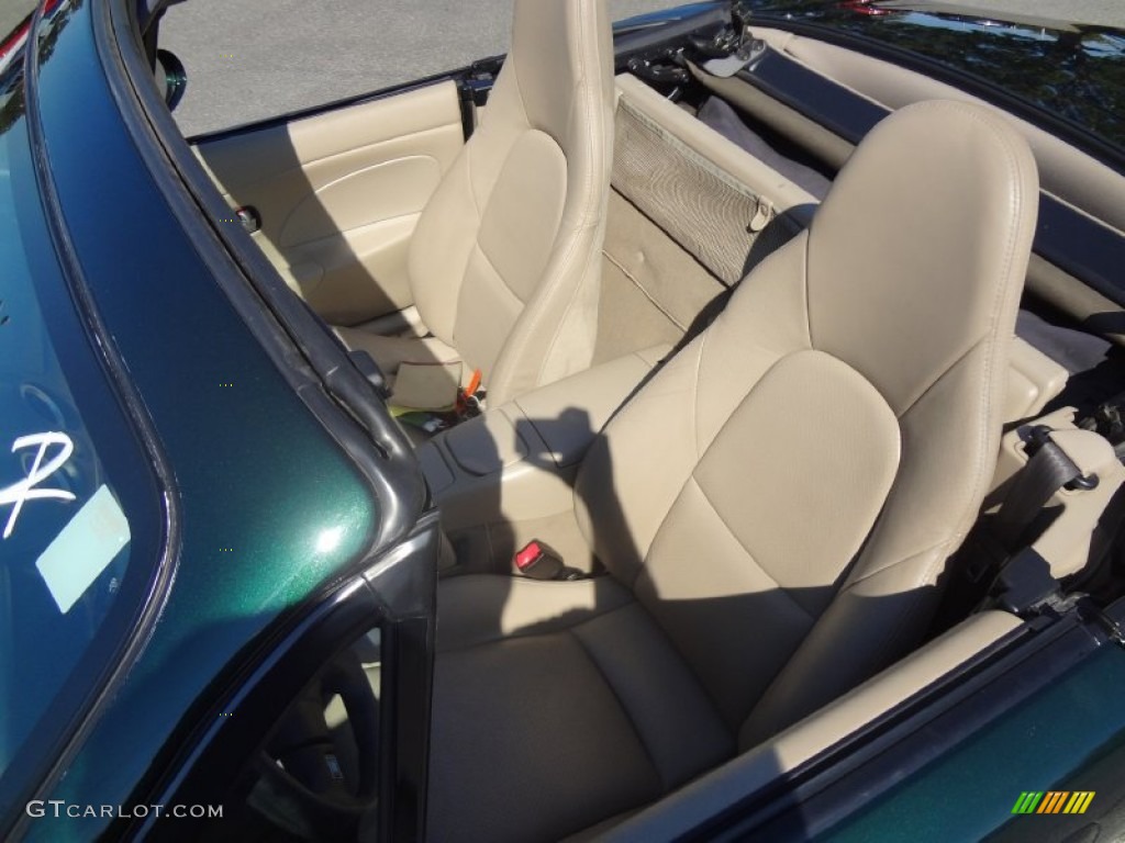 2003 MX-5 Miata LS Roadster - Emerald Mica / Parchment photo #10