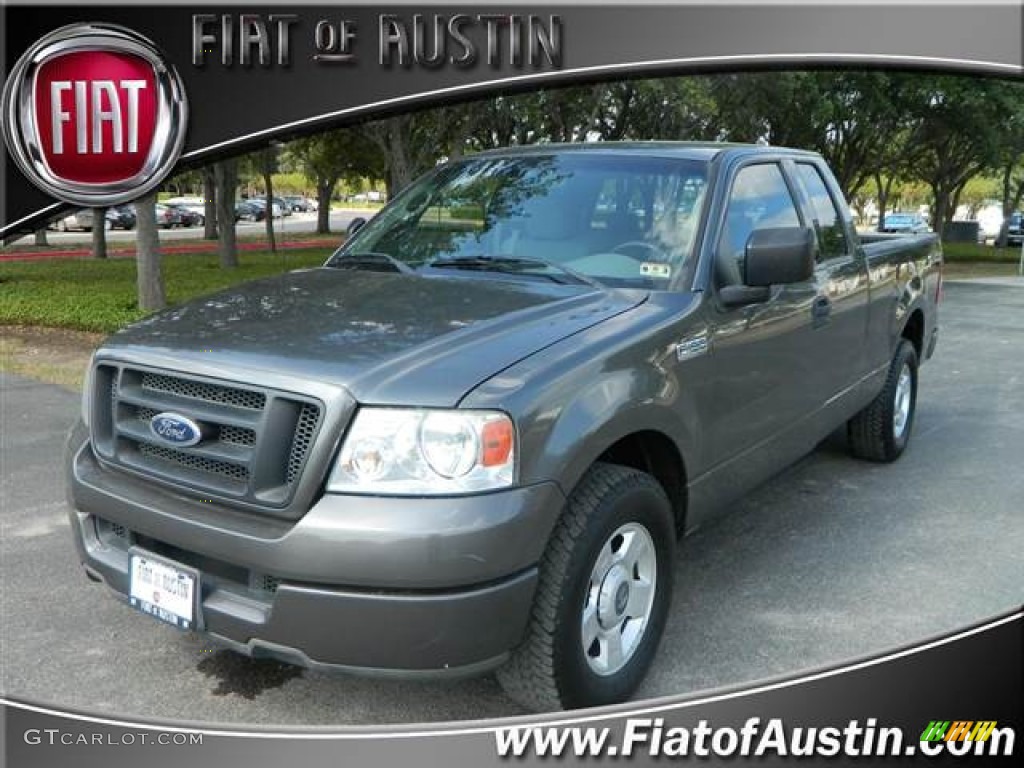 2004 F150 STX SuperCab - Dark Shadow Grey Metallic / Heritage Graphite Grey photo #1