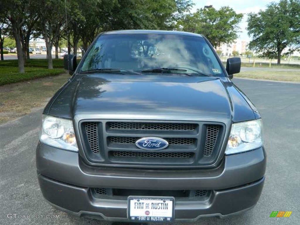 2004 F150 STX SuperCab - Dark Shadow Grey Metallic / Heritage Graphite Grey photo #2