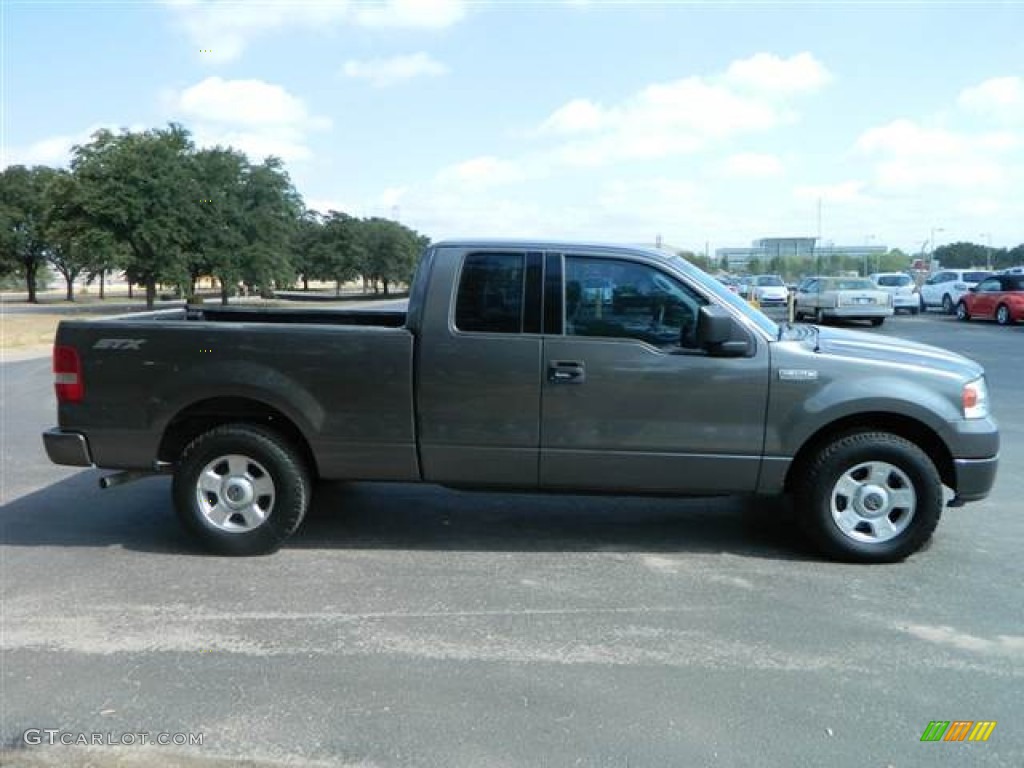 2004 F150 STX SuperCab - Dark Shadow Grey Metallic / Heritage Graphite Grey photo #4