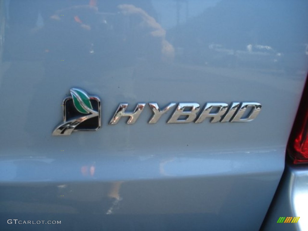 2009 Escape Hybrid Limited 4WD - Light Ice Blue Metallic / Stone photo #9