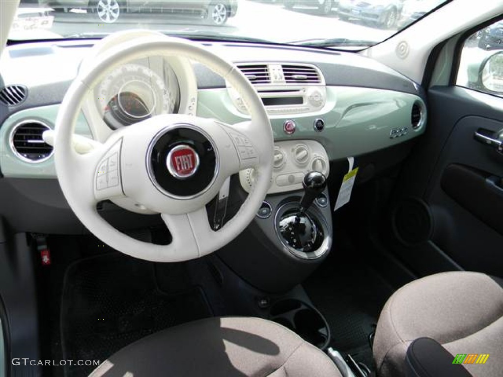 2013 Fiat 500 Pop Marrone/Avorio (Brown/Ivory) Dashboard Photo #70766195