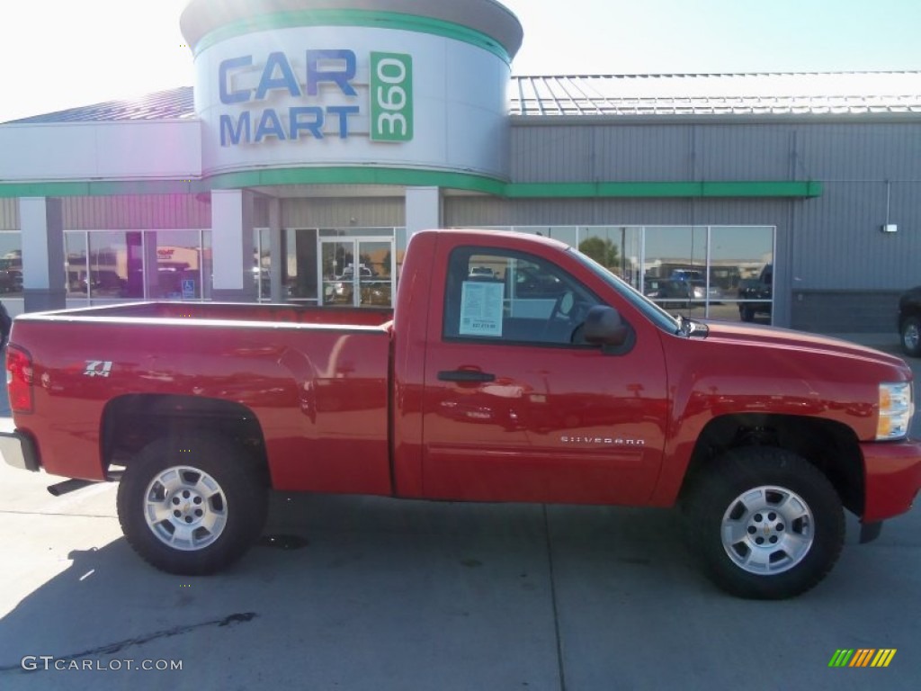 2011 Silverado 1500 LT Regular Cab 4x4 - Victory Red / Ebony photo #20