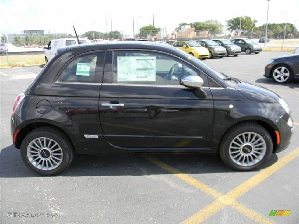 Nero (Black) 2012 Fiat 500 Lounge Exterior Photo #70766780
