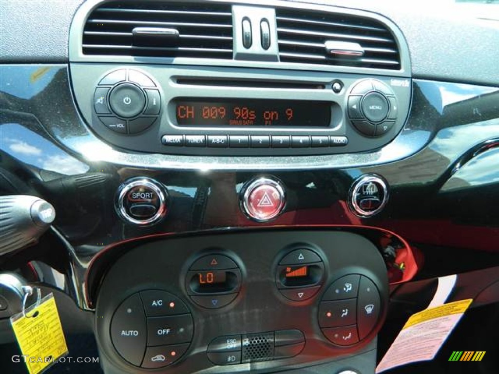 2012 Fiat 500 Sport Controls Photo #70766912