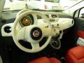 2012 Bianco (White) Fiat 500 Lounge  photo #7