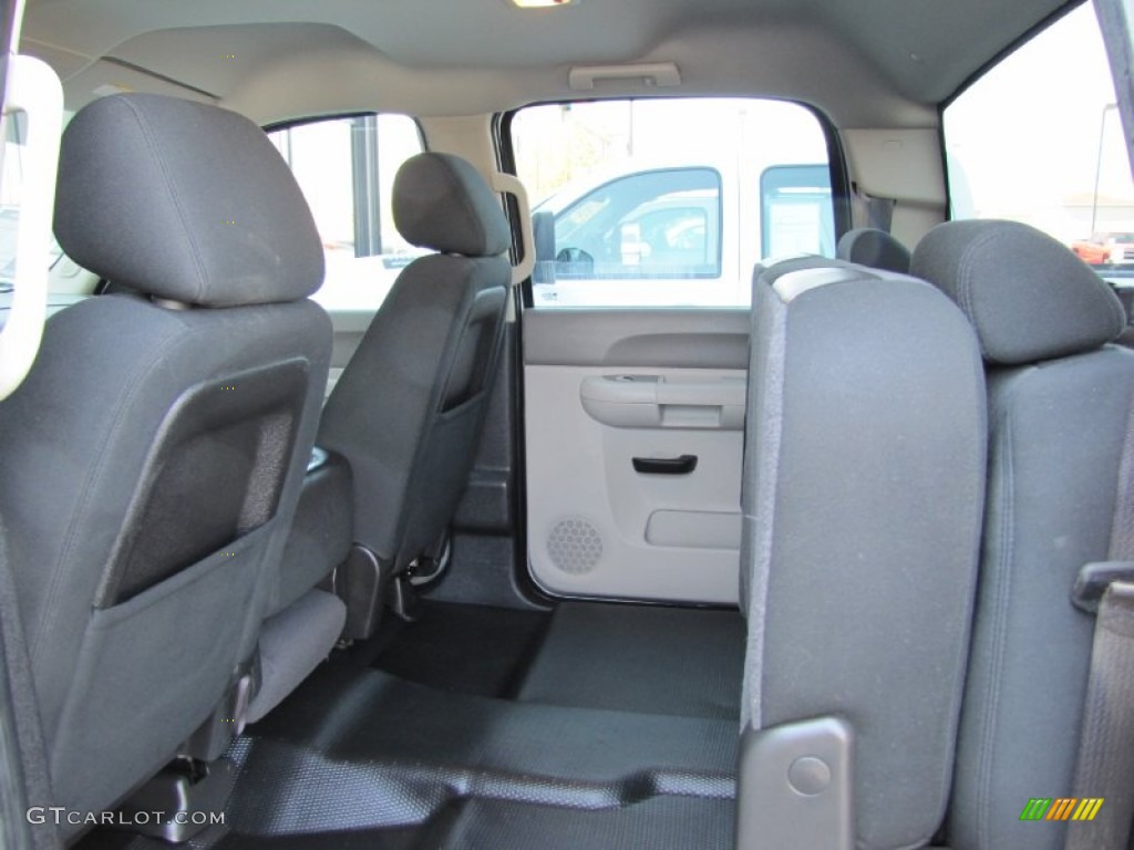 Dark Titanium Interior 2010 GMC Sierra 2500HD Work Truck Crew Cab 4x4 Photo #70768892
