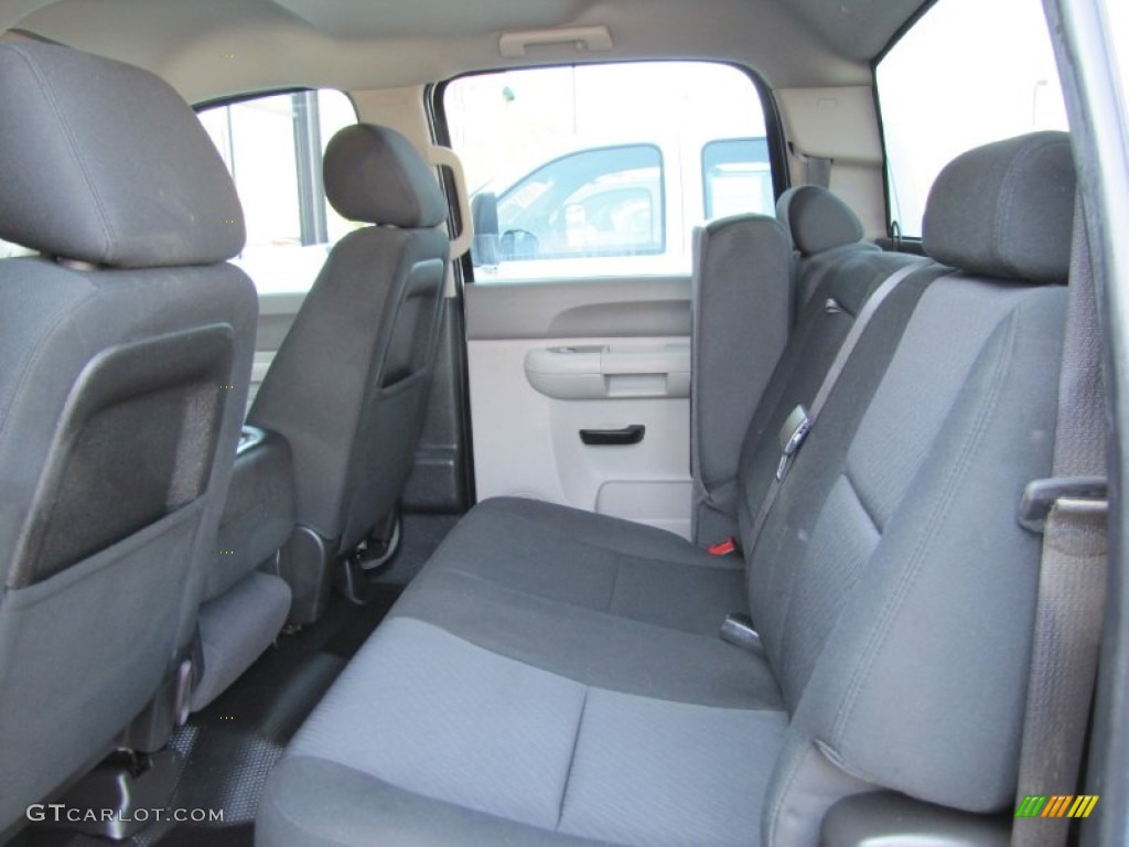 Dark Titanium Interior 2010 GMC Sierra 2500HD Work Truck Crew Cab 4x4 Photo #70768901