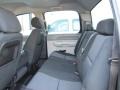 2010 GMC Sierra 2500HD Dark Titanium Interior Rear Seat Photo