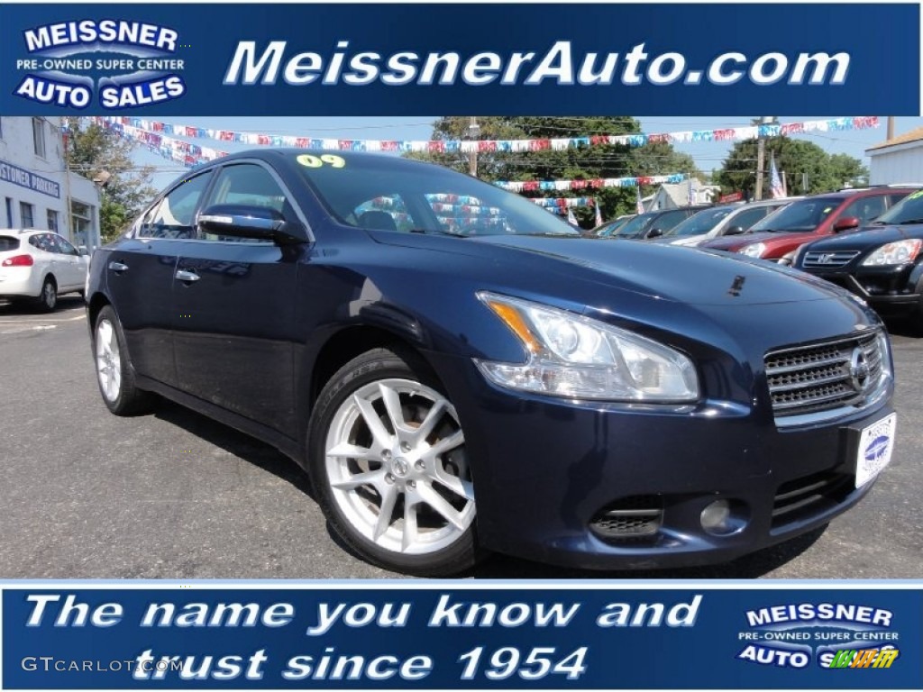 Navy Blue Metallic Nissan Maxima