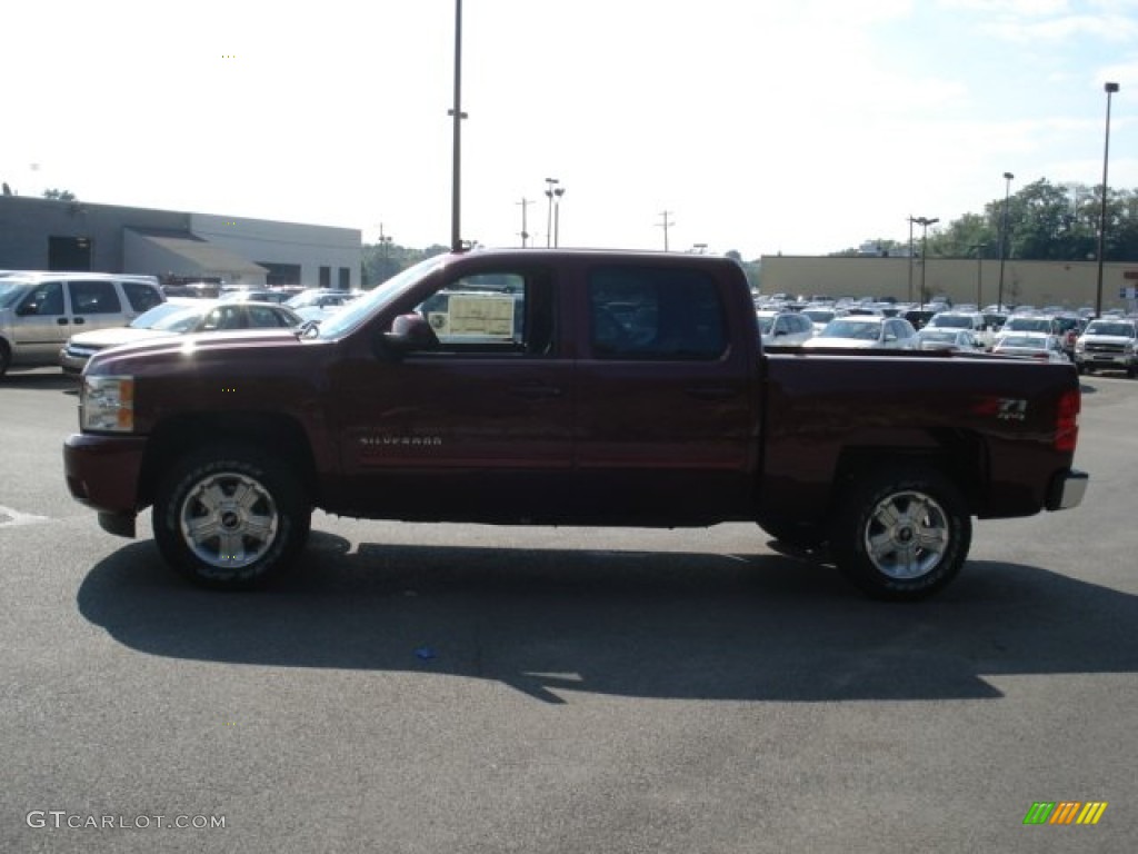 2013 Silverado 1500 LT Crew Cab 4x4 - Deep Ruby Metallic / Ebony photo #5