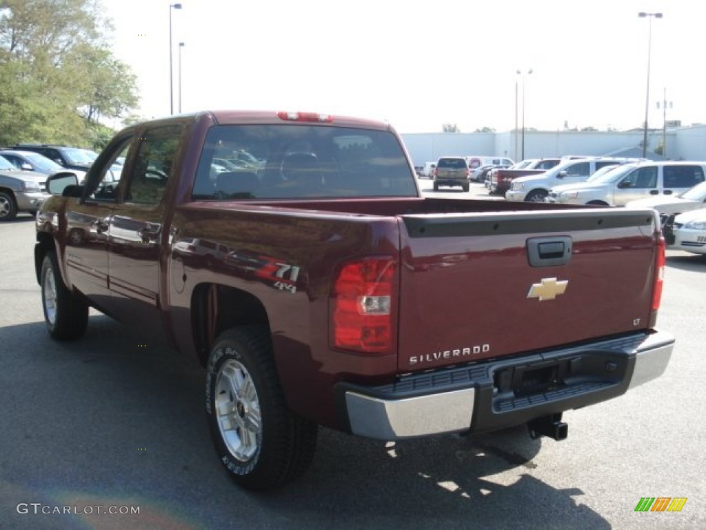 2013 Silverado 1500 LT Crew Cab 4x4 - Deep Ruby Metallic / Ebony photo #6