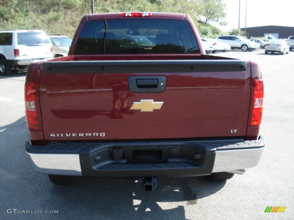 2013 Silverado 1500 LT Crew Cab 4x4 - Deep Ruby Metallic / Ebony photo #7