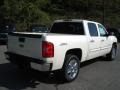 2013 White Diamond Tricoat Chevrolet Silverado 1500 LTZ Crew Cab 4x4  photo #8