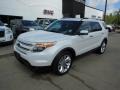 2011 White Platinum Tri-Coat Ford Explorer Limited  photo #2