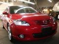 2005 Velocity Red Mica Mazda MAZDA3 s Hatchback  photo #12