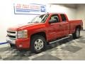 2007 Victory Red Chevrolet Silverado 1500 LT Extended Cab 4x4  photo #2