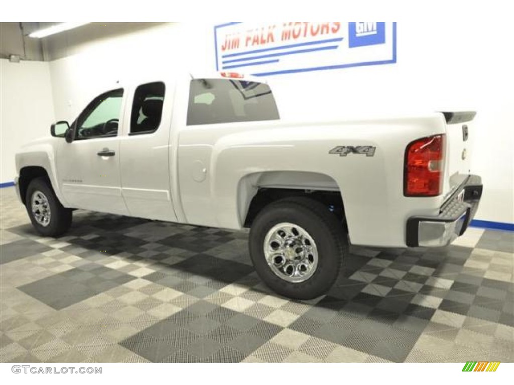 2013 Silverado 1500 LS Extended Cab 4x4 - Summit White / Dark Titanium photo #5