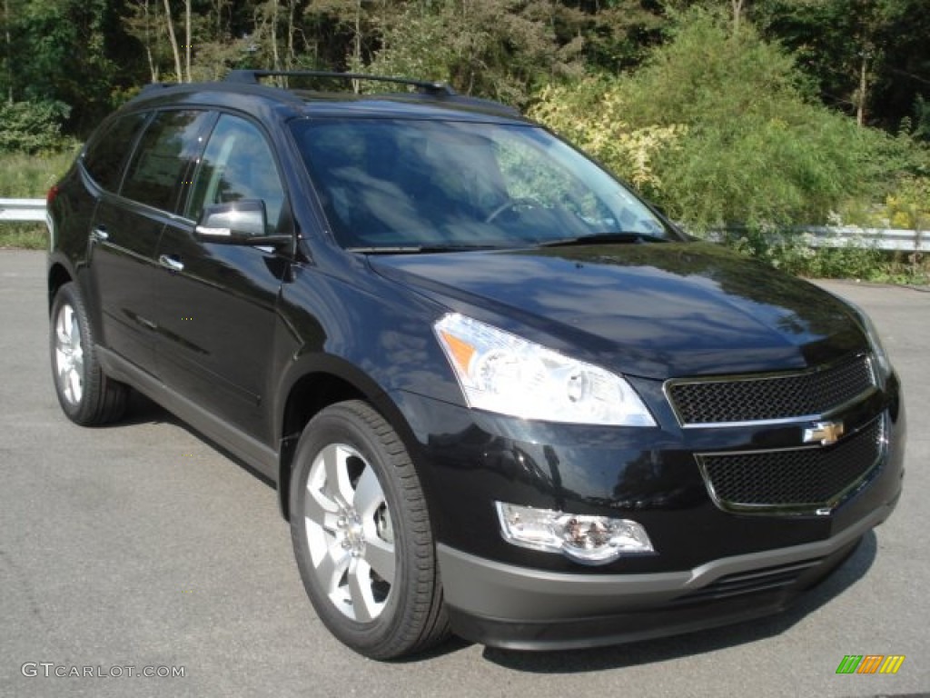 2012 Traverse LT AWD - Black Granite Metallic / Ebony photo #2
