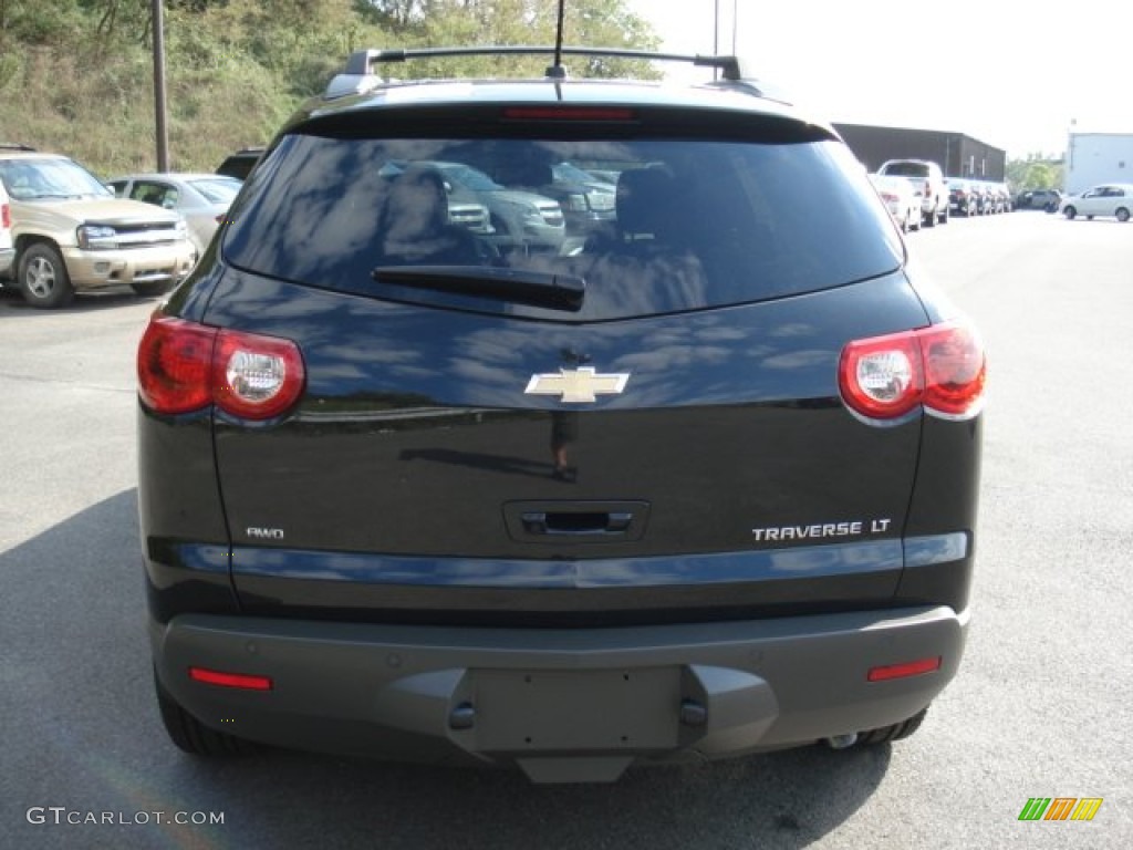 2012 Traverse LT AWD - Black Granite Metallic / Ebony photo #7