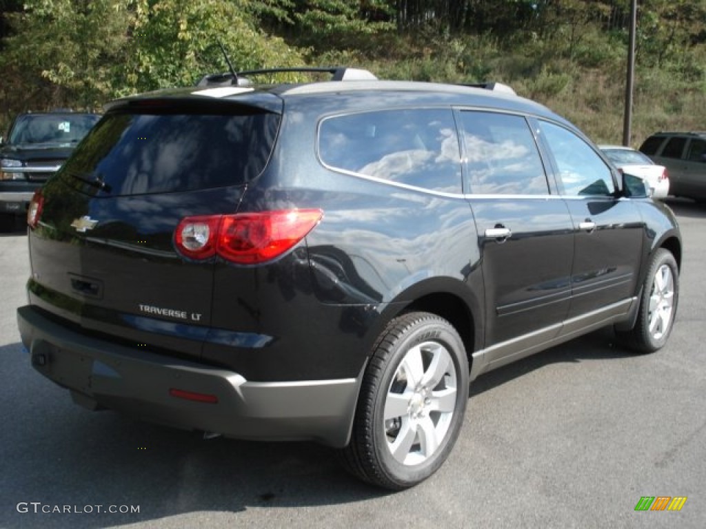 2012 Traverse LT AWD - Black Granite Metallic / Ebony photo #8