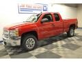Victory Red 2013 Chevrolet Silverado 1500 LS Extended Cab 4x4
