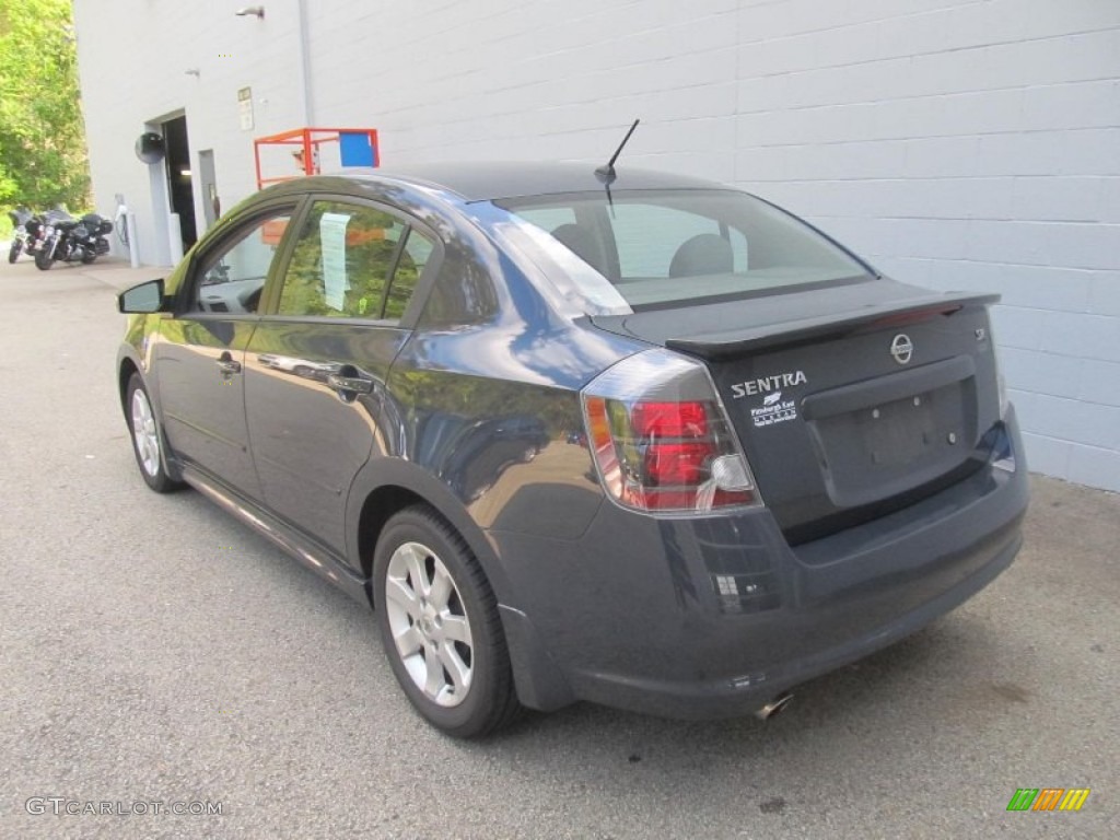 2009 Sentra 2.0 SR - Midnight Sky / Charcoal photo #3