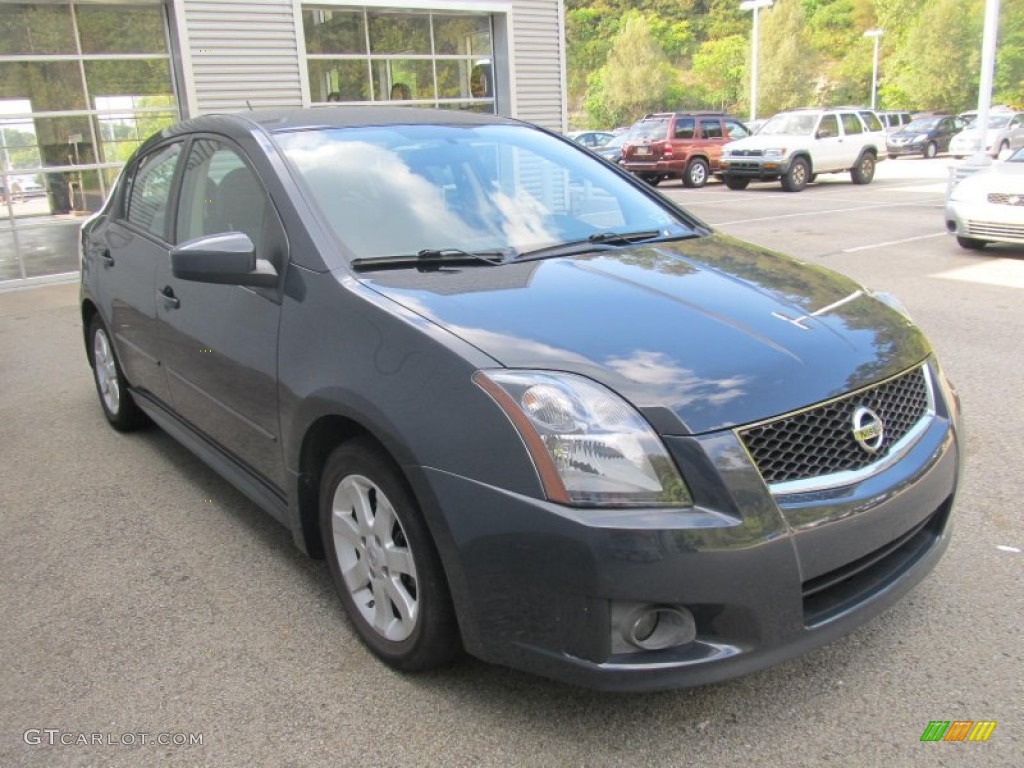 2009 Sentra 2.0 SR - Midnight Sky / Charcoal photo #6