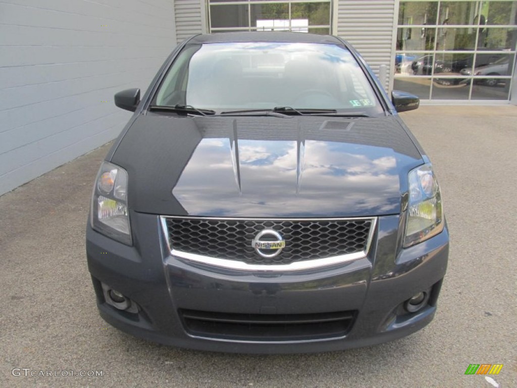 2009 Sentra 2.0 SR - Midnight Sky / Charcoal photo #7