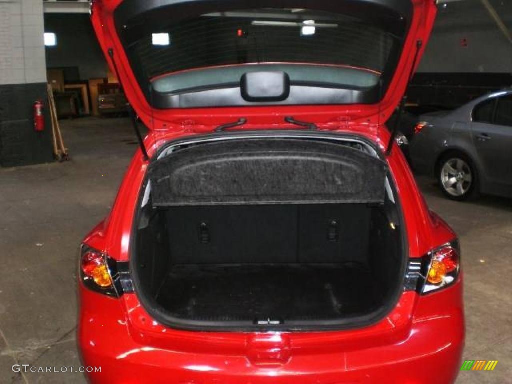 2005 MAZDA3 s Hatchback - Velocity Red Mica / Black/Red photo #34