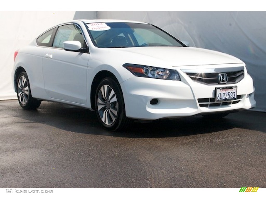 2012 Accord EX Coupe - Taffeta White / Ivory photo #1