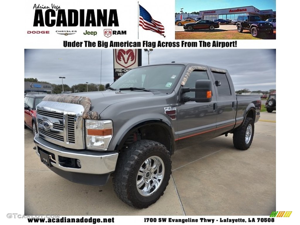 Sterling Grey Metallic Ford F250 Super Duty