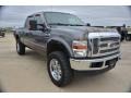 2009 Sterling Grey Metallic Ford F250 Super Duty Lariat Crew Cab 4x4  photo #10