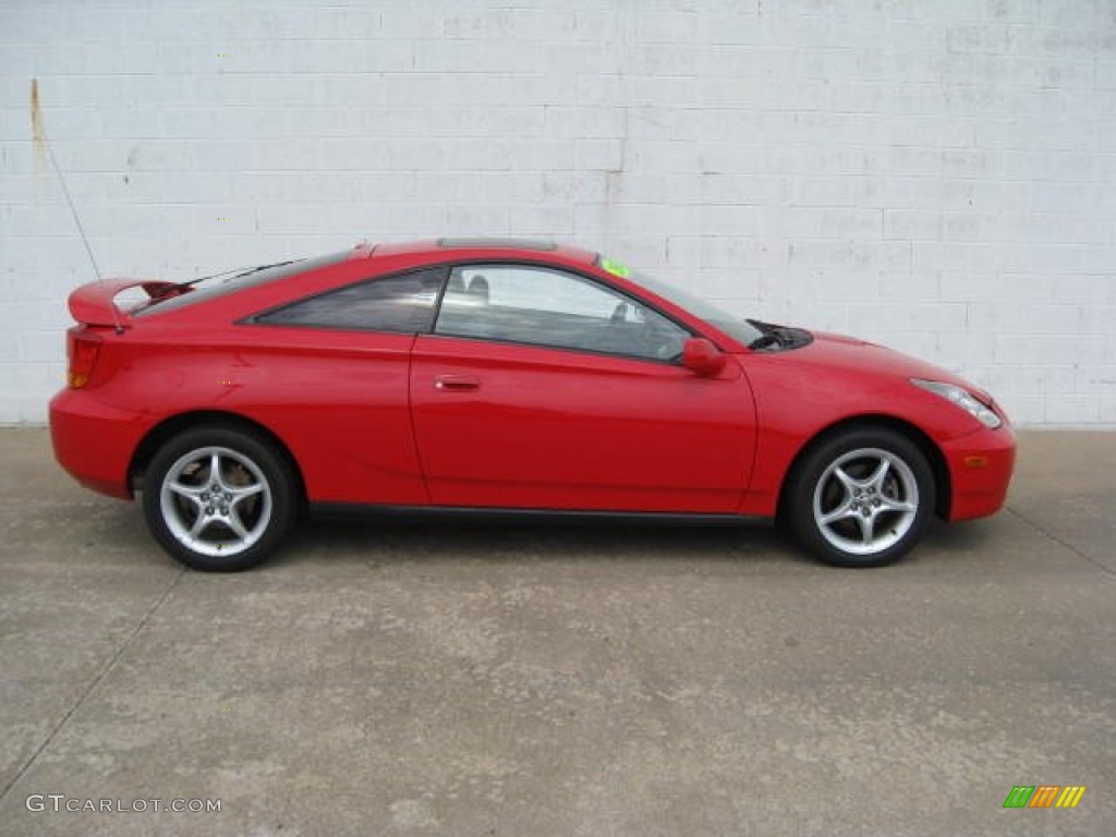 Absolutely Red Toyota Celica