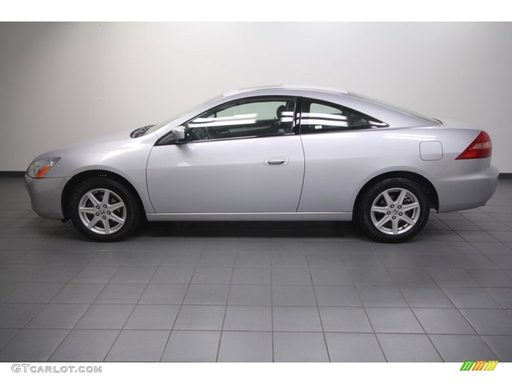 Satin Silver Metallic 2003 Honda Accord EX V6 Coupe Exterior Photo #70779260
