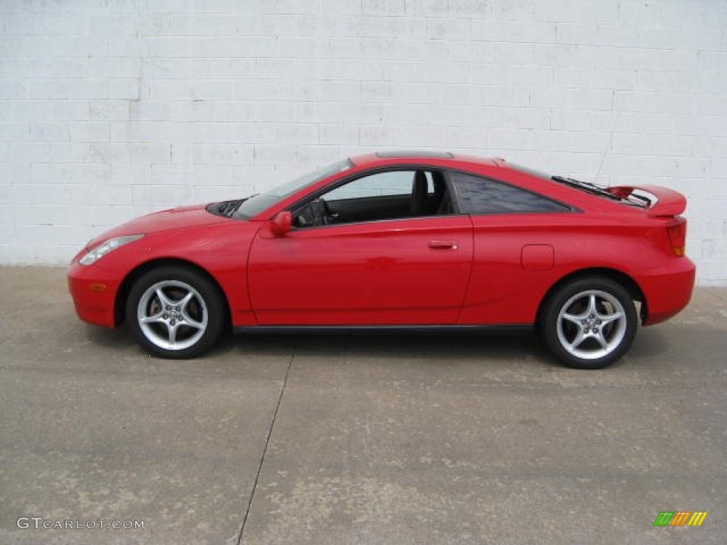 2001 Celica GT-S - Absolutely Red / Black photo #24
