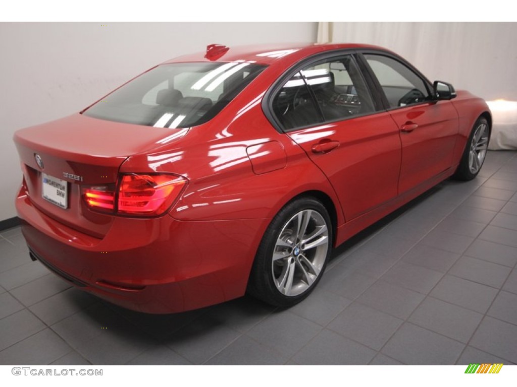 2012 3 Series 328i Sedan - Melbourne Red Metallic / Black/Red Highlight photo #10