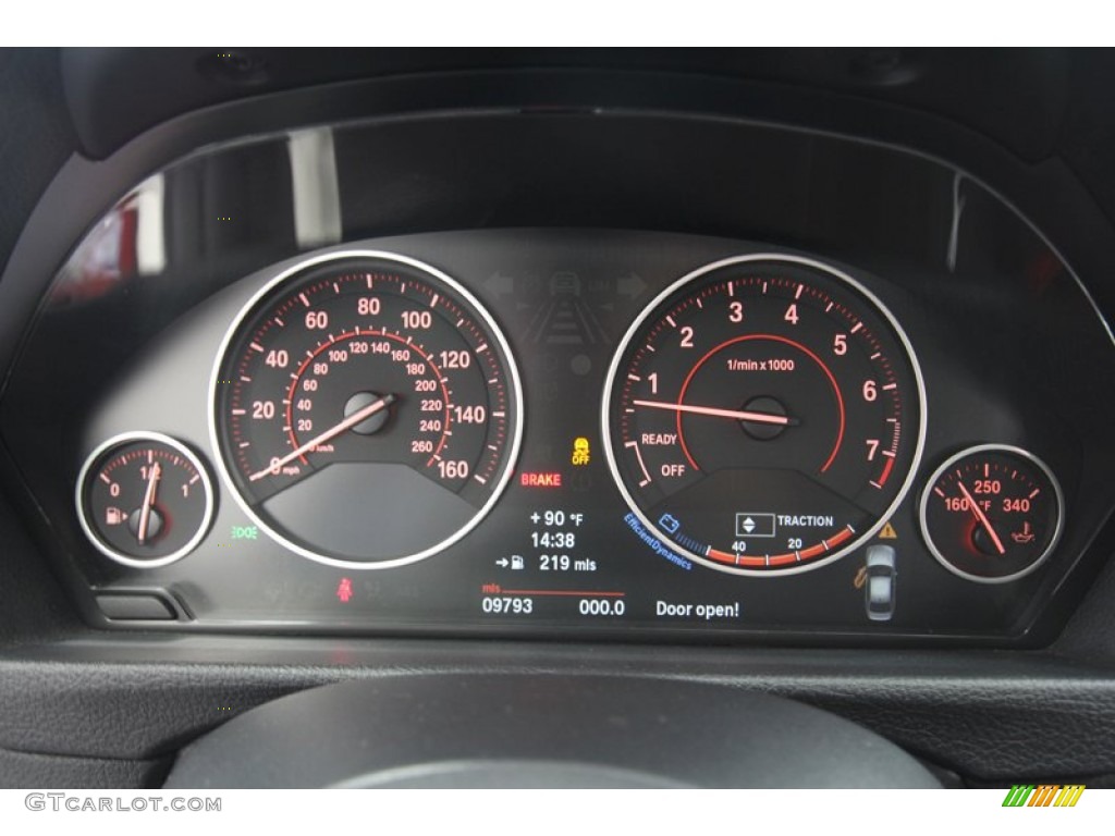 2012 BMW 3 Series 328i Sedan Gauges Photo #70780391