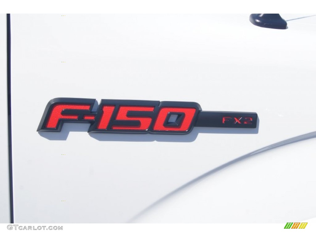 2012 F150 FX2 SuperCrew - Oxford White / FX Sport Appearance Black/Red photo #17