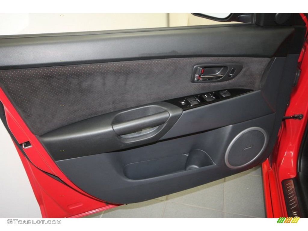 2008 Mazda MAZDA3 MAZDASPEED Grand Touring MAZDASPEED Black Door Panel Photo #70781666