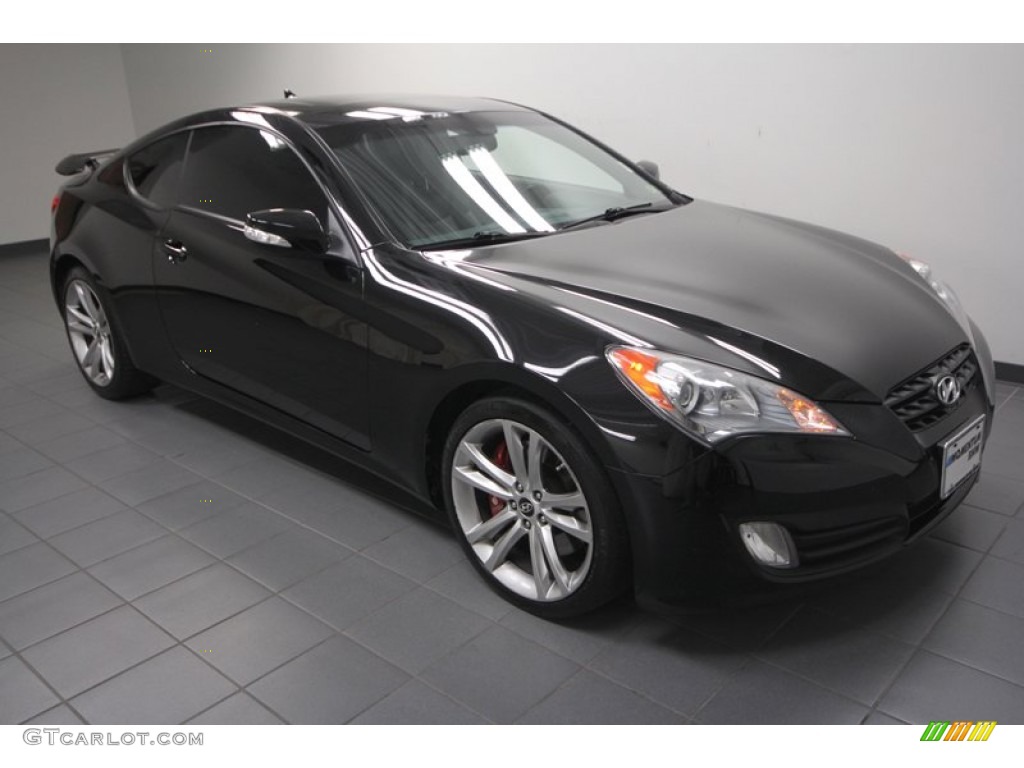 Bathurst Black 2010 Hyundai Genesis Coupe 3.8 Coupe Exterior Photo #70781969
