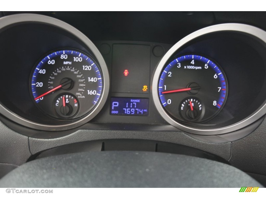 2010 Hyundai Genesis Coupe 3.8 Coupe Gauges Photo #70782230
