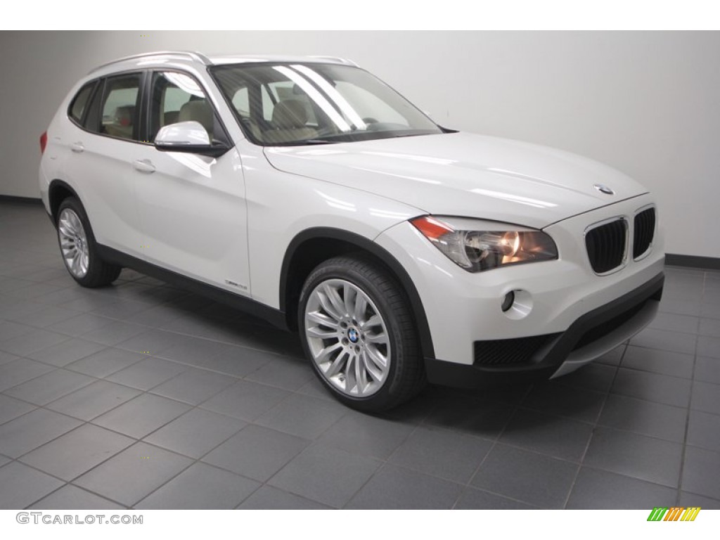Mineral White Metallic 2013 BMW X1 sDrive 28i Exterior Photo #70782245