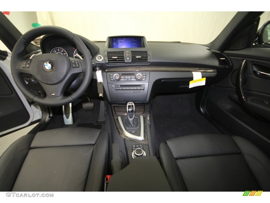 2013 BMW 1 Series 135i Coupe Black Dashboard Photo #70782704