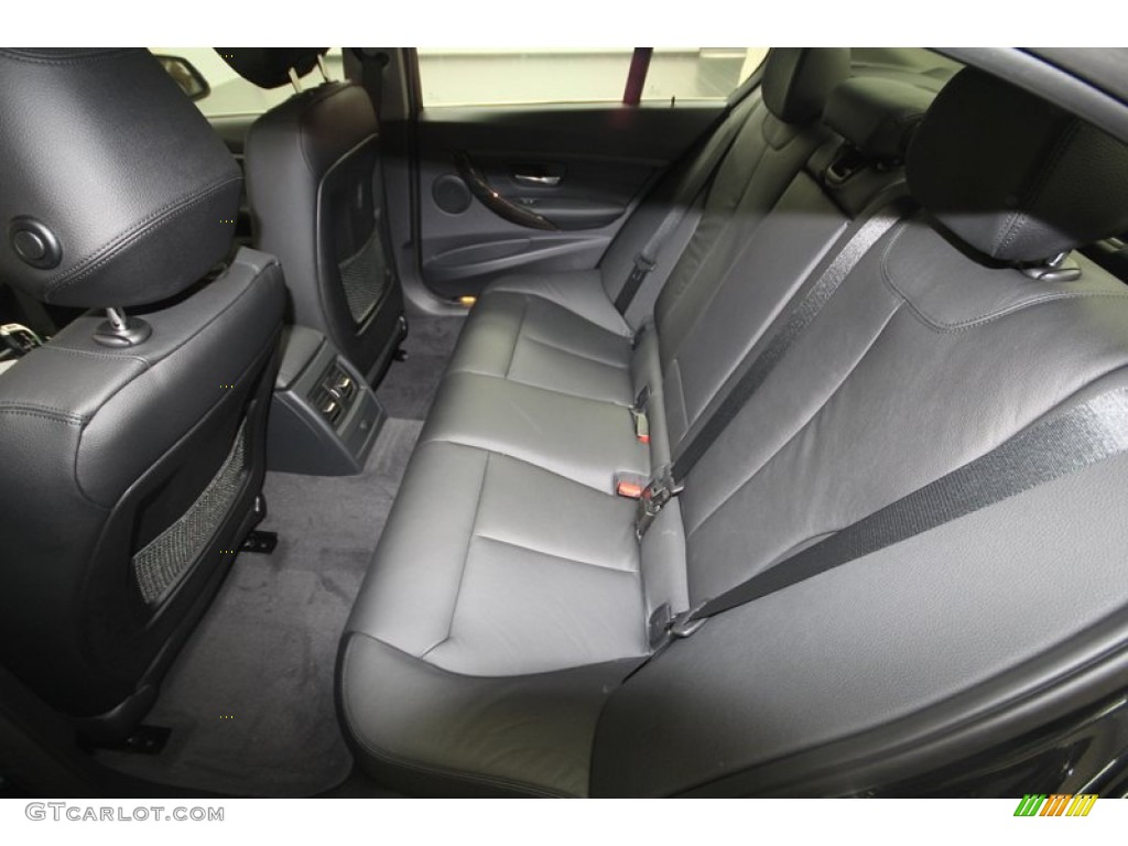 Black Interior 2013 BMW 3 Series 328i Sedan Photo #70783451