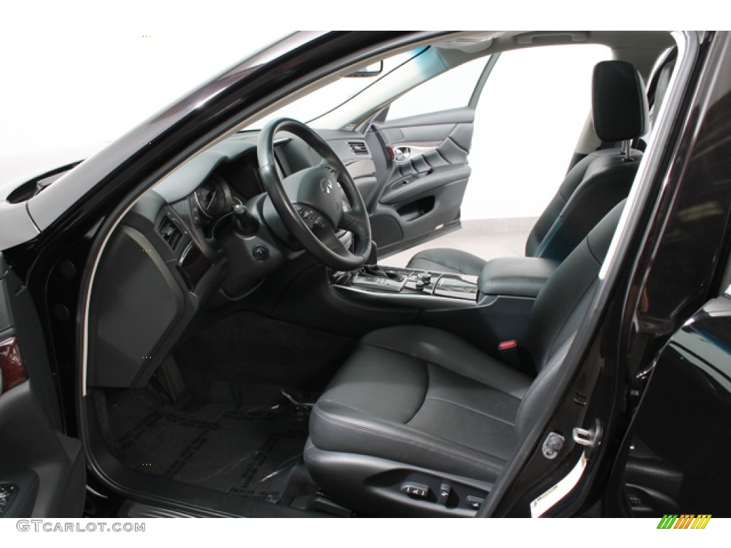 Graphite Interior 2011 Infiniti M 37x AWD Sedan Photo #70783778